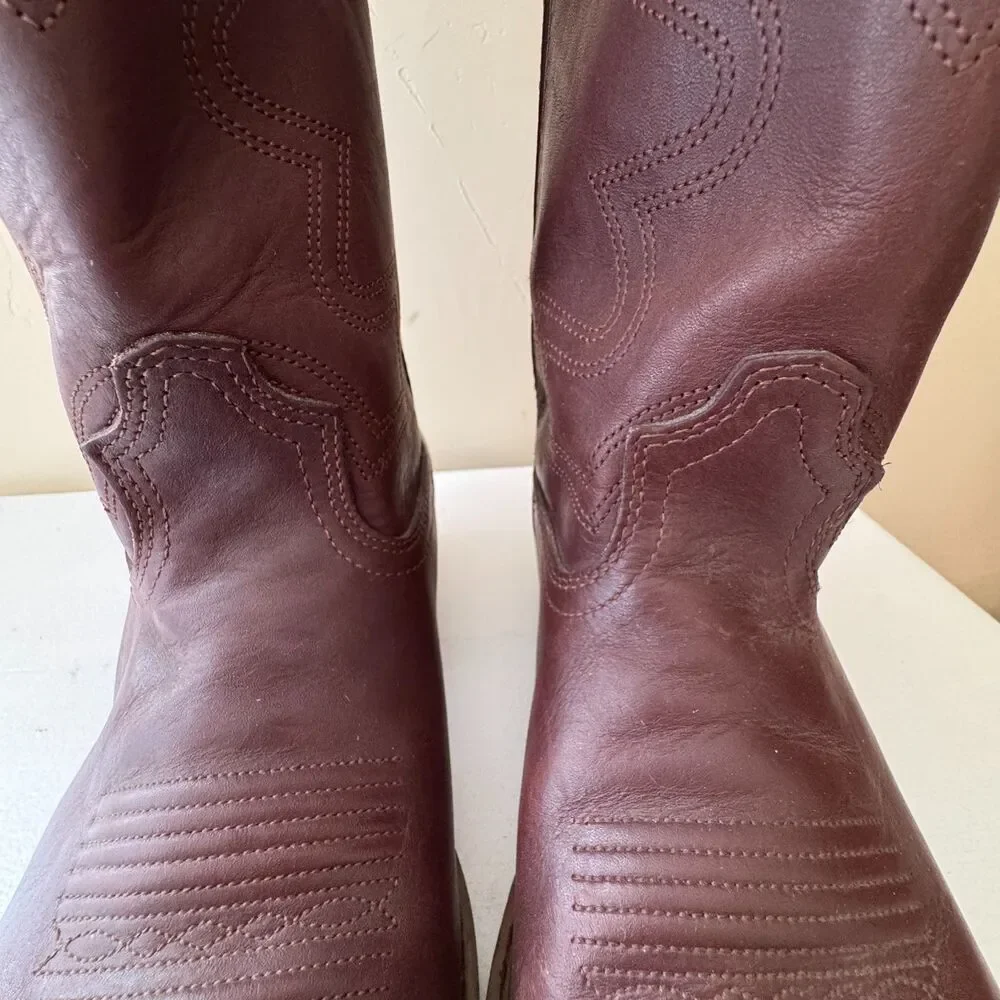 Durango Men’s Brown Leather Western Cowboy Boots Size 10 D  NEW